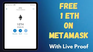 Get Free 1 ETHTestnet on Metamask Wallet  Worth 1589 with this Trick [upl. by Nageam]