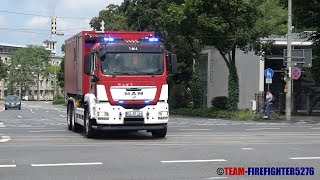 Feuer in Hochhaus  Bullhorngruß WLF4 ABAS Berufsfeuerwehr Darmstadt [upl. by Kassab]