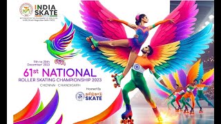 ARTISTIC  DAY2  61ST NATIONAL ROLLER SKATING CHAMPIONSHIP 2023 CHENNAI LIVE [upl. by Wolfgram]