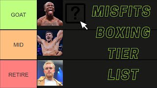 Misfits Boxing Tier List of Every Fighter [upl. by Merrielle]