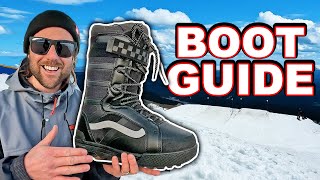 Snowboard Boot Guide  Everything You Need To Know [upl. by Lennej323]