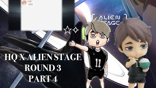 ROUND 3HQ x Alien Stage48 Haikyuu texts fr Rare Pairs [upl. by Durr]