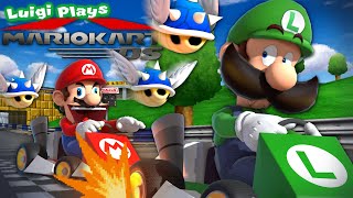 Luigi Plays MARIO KART DS Ft MARIO BOB amp TOAD [upl. by Catharine]