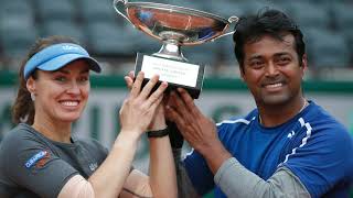 Leander Paes A Career Accomplishment with Martina Hingis [upl. by Gapin]