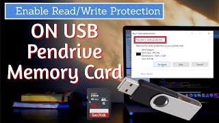 How to Enable or Disable Pendrive Write Protection🔥  Pen drive write protected problem solution [upl. by Nylissej]