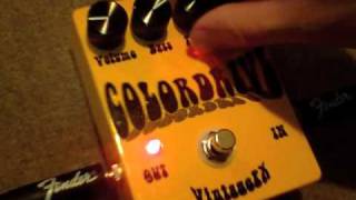 【試奏動画】Vintage FX COLOR DRIVE ギターエフェクター [upl. by Mundford80]