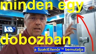 Szellőzés friss levegő elszívás melegvíz légtemperálás és hűs levegő  egy dobozban NILAN [upl. by Gerty]