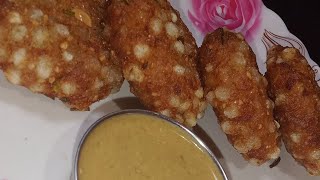 how to make sabudana vadavrat special sabudana vada recipe [upl. by Yasnil]