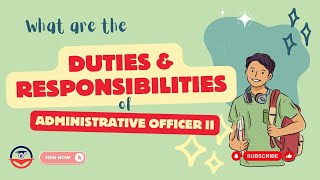 KRAs of Administrative Officer II  Duties and Responsibilities [upl. by Waneta]