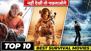 Top 10 Best Survival Movies In World  All Time Favorite Survival Movies [upl. by Assej]