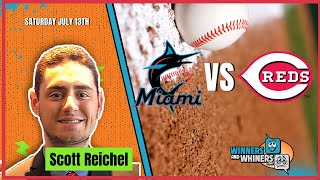 Free MLB Betting Pick Miami Marlins vs Cincinnati Reds 71324 Scotts Selections [upl. by Chanda592]