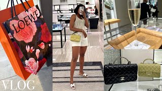 I tried all Oran sandals NEW in Chanel Selfridges 50 Sale started LUXURY SHOPPING LoeweDior etc [upl. by Afira]