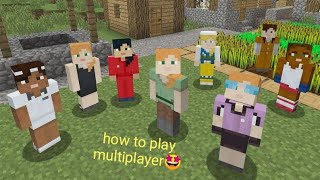 How to play multiplayer in craft world😮 [upl. by Imim]