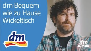 Wickeln wie zuhause – der Wickeltisch für‘s Baby mit gratis Windeln und Pflegeartikeln bei dm [upl. by Marthe]