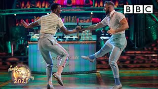 John Whaite and Johannes Radebe Charleston to Milord by Édith Piaf ✨ BBC Strictly 2021 [upl. by Asirret]