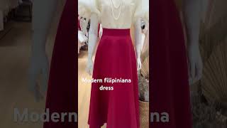 Modern Filipiniana dress kultura kulturaonline pinoy dresses barong filipiniana philippines [upl. by Wassyngton]