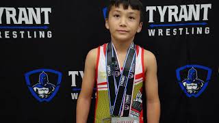 Kaiden Galindez  Outstanding Wrestler for Backyard Brawlers 2024 Columbus Day Duals [upl. by Nytsud]