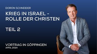 Israeltag I Teil 2 mit Doron Schneider [upl. by Ahsatan]