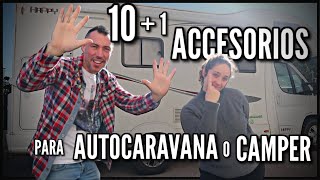 1️⃣ 0️⃣ ACCESORIOS NECESARIOS para AUTOCARAVANA O CAMPER ➕ 1 EXTRA 😱 [upl. by Ilyk]