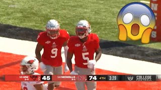 Nicholls State Scores 75 Points vs Incarnate Word  2021 Spring College Football [upl. by Saint]