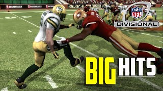 Backbreaker BIG HITS amp COLLISIONS » NFL Divisional Round 2024 [upl. by Annaiel]