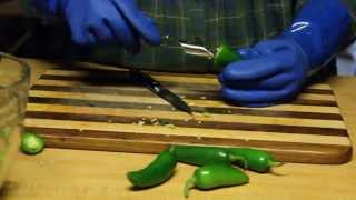 How to Use the Jalapeno Pepper Corer [upl. by Isborne]