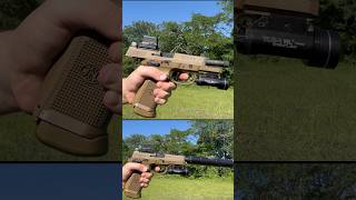 45ACP No Silencer vs Silencer [upl. by Blessington]