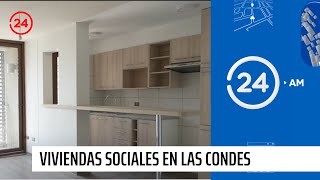 Presentan listado de beneficiados de viviendas sociales en Las Condes  24 Horas TVN Chile [upl. by Amery]