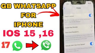 How To Download GBWatusi WhatsApp In IOS 171615  Download Watusi WhatsApp In XXSXS Max [upl. by Weld]