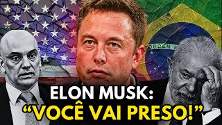 A promessa de Elon Musk contra Alexandre de Moares que pode destruir o Brasil [upl. by Olenta]