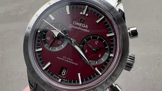 2022 Omega Speedmaster 57 Chronograph 33210415111001 Omega Watch Review [upl. by Brookes]