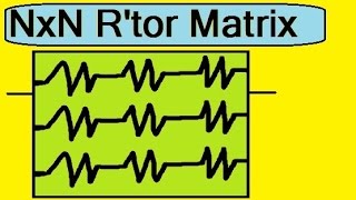 Resistors NxN Matrix II Basics [upl. by Meekar]