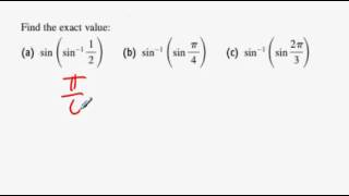 funciones trigonometricas inversas [upl. by Culberson162]