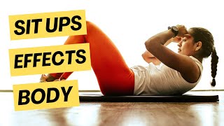 Effects of Sit ups daily on your Body [upl. by Elleina]