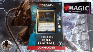 Ouverture du deck Commander Escadron Spirituel de lédition Innistrad Noce Ecarlate mtg [upl. by Anera]