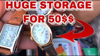 HUGE ABANDONED STORAGE FOR 50 DOLLARS UNBELIEVABLE FINDS [upl. by Akehsay]