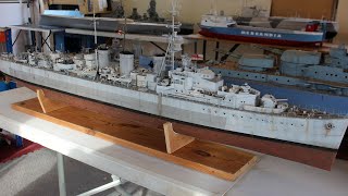 HMS Ariadne  Abdielclass fast cruiser minelayer  196 scale [upl. by Atteuqihc674]