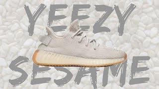 Alle Infos zum Adidas YEEZY 350 V2 Sesame amp Ausblick  Sneakin Racoon [upl. by Gyatt]