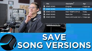 How to save Studio One Songs  All Options Explained [upl. by Tabbitha]