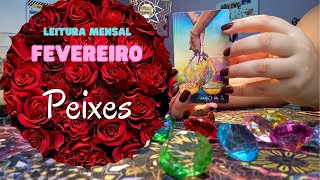 Peixes ⚘ Não se preocupe com o que vão pensar ⚘ Previsão fevereiro🍷Signos l Olhar de cigana Tarot [upl. by Meehaf]