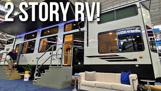 Two Story RV The enormous Grand Lodge Salem 42View [upl. by Kandace]