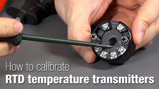 How to calibrate RTD temperature transmitters  Beamex [upl. by Cybil]