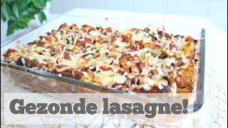 Recept Gezonde Lasagne met Minder Calorieën [upl. by Nelrsa548]