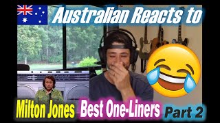 Milton Jones Best OneLiners Part 2  Australian Reacts [upl. by Ribaj]