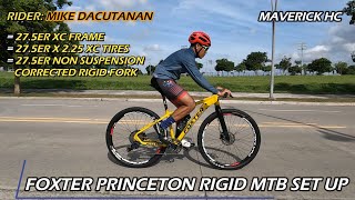 Bikecheck sa Updated FOXTER PRINCETON Rigid MTB ni Mike Dacutanan [upl. by Garber]