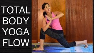 30 Minute Total Body Vinyasa Flow Yoga Class [upl. by Lisan]