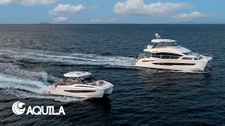 Aquila 54 Power Catamaran Cruising in Pattaya Thailand [upl. by Tound]