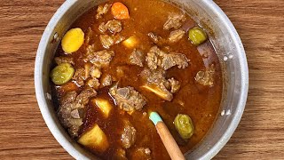 Recette sauce au viande de bœuf très délicieux soupe de viande à ma façon [upl. by Dlonyer]