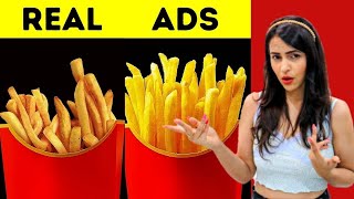 Foods in TV Ads vs in REALITY SHOCKING [upl. by Karrah403]