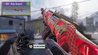 LEGENDARY Rank Nuke With SKS quotRuby Serpentquot Best Gunsmith [upl. by Pufahl]